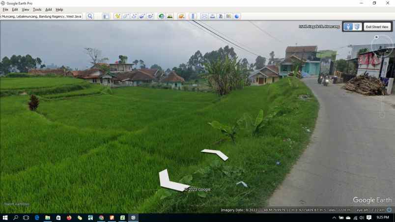 dijual tanah jl lebak muncang