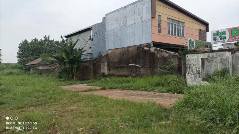 dijual tanah jl narogong bantar gebang