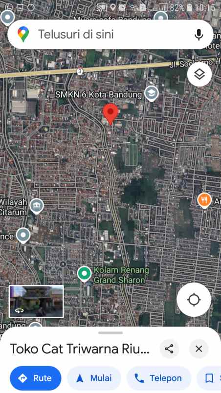 dijual tanah jln raya cipamokolan