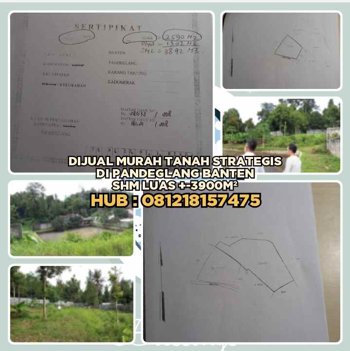 dijual tanah kadumerak karangtanjung