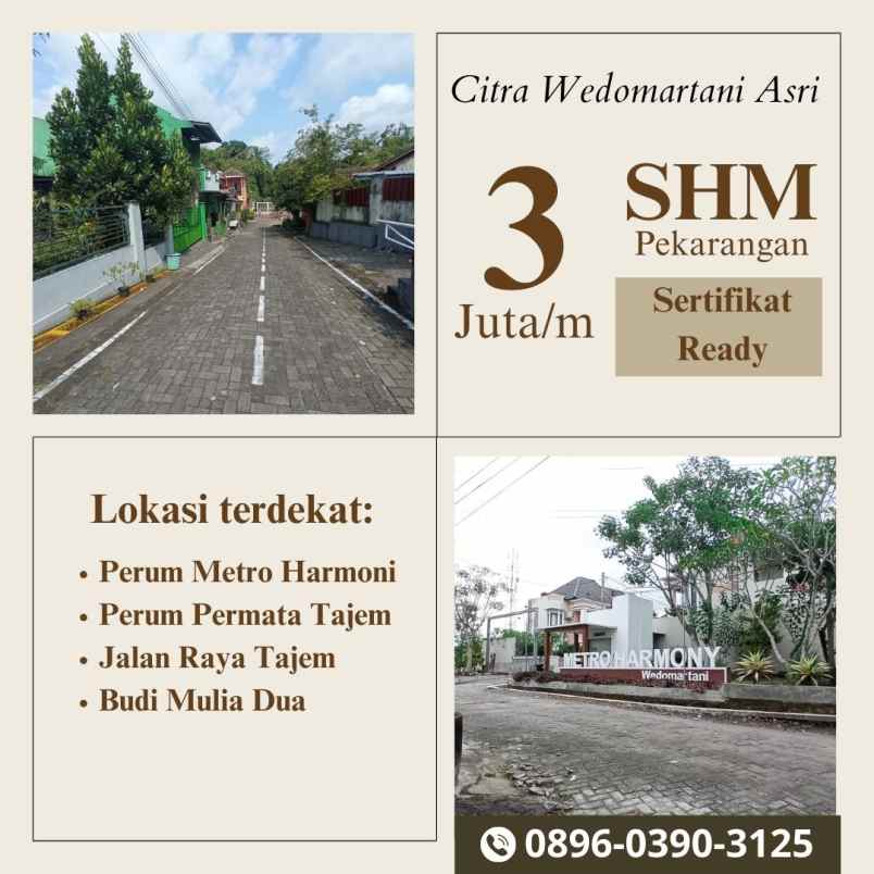 dijual tanah kenayan wedomartani