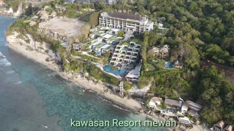 dijual tanah komersial los tebing pantai uluwatu bali