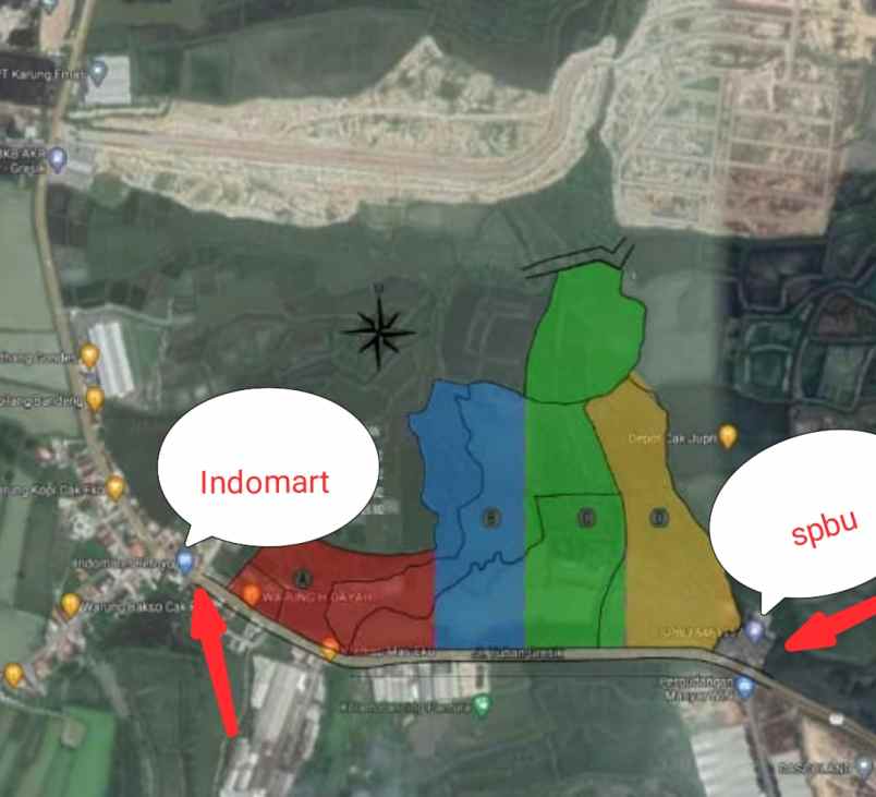 dijual tanah manyar