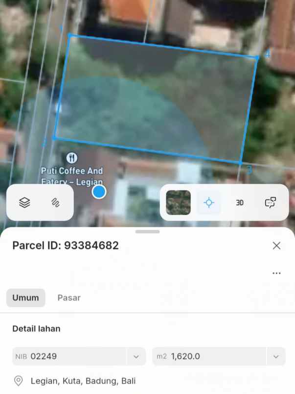 dijual tanah pandawa nakula dewi sri