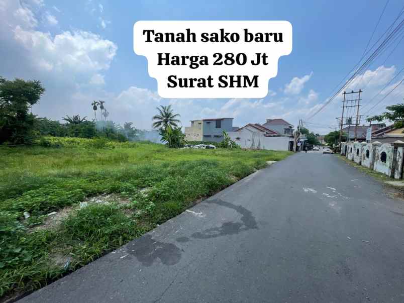 dijual tanah sako baru kota palembang