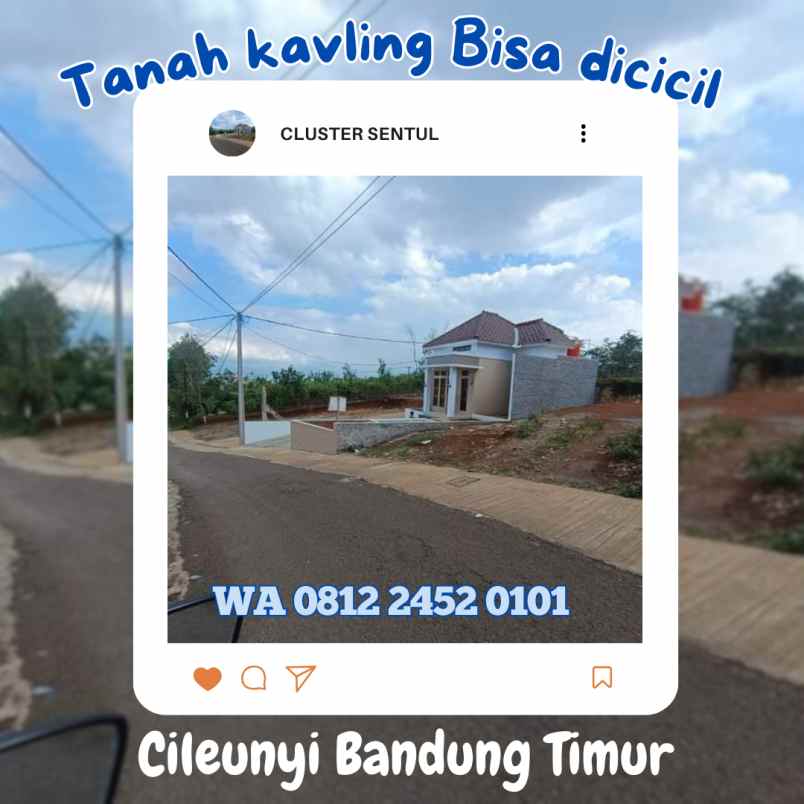 dijual tanah sekejengkol villa bandung