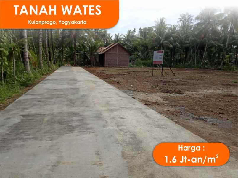 dijual tanah sogan wates kulon progo