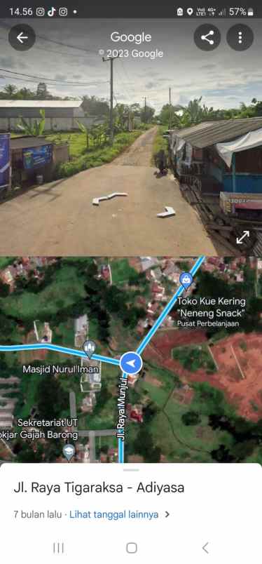 dijual tanah tigaraksa