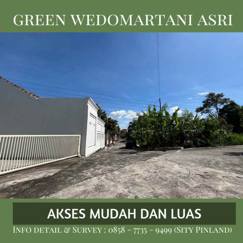 dijual tanah tonggalan wedomartani