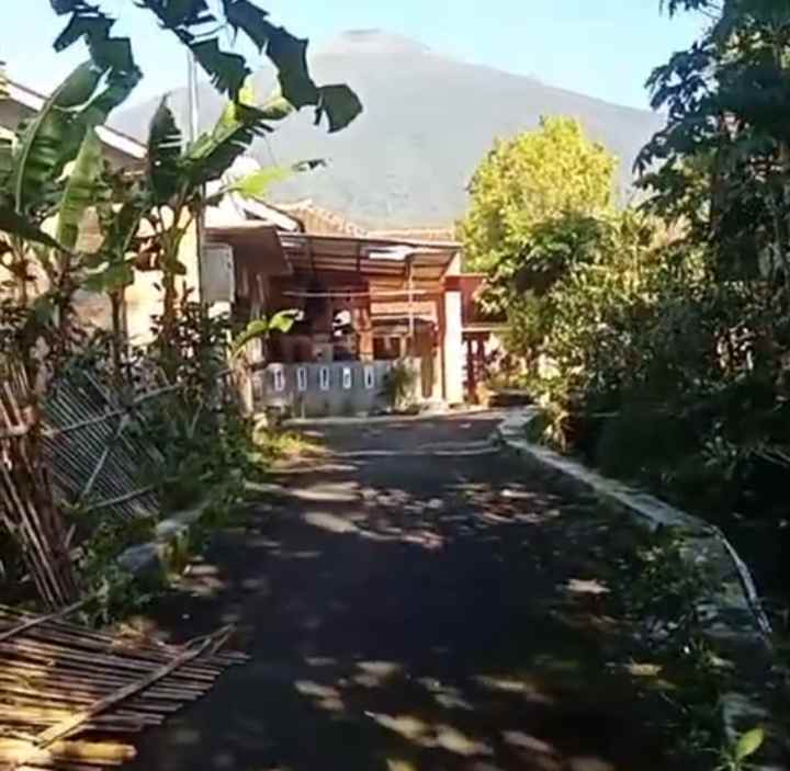 dijual tanah view gunung strategis pinggir jalan