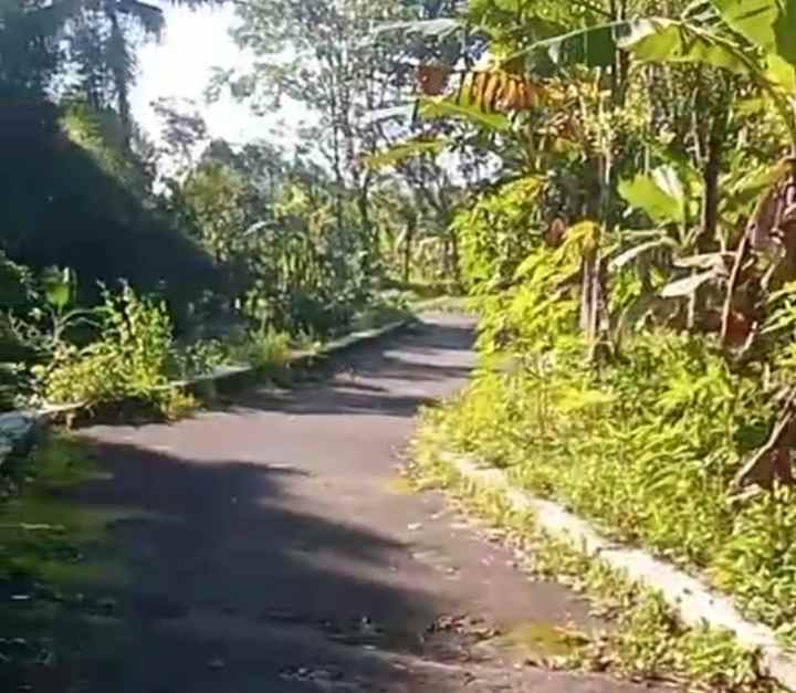 dijual tanah view gunung strategis pinggir jalan