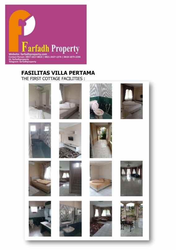 dijual villa jl sukanagalih pacet