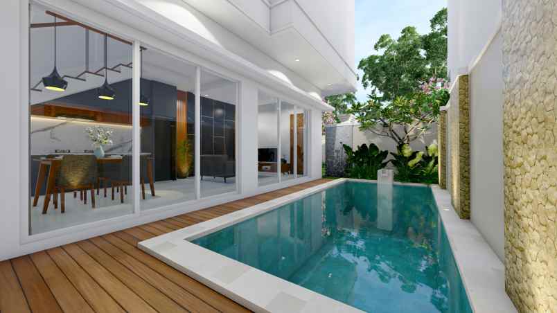 dijual villa mewah dalam kompleks dengan private pool