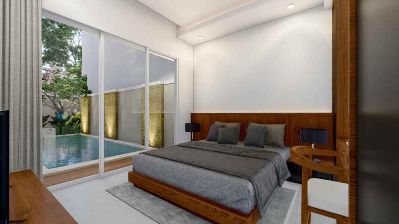 dijual villa mewah dalam kompleks dengan private pool