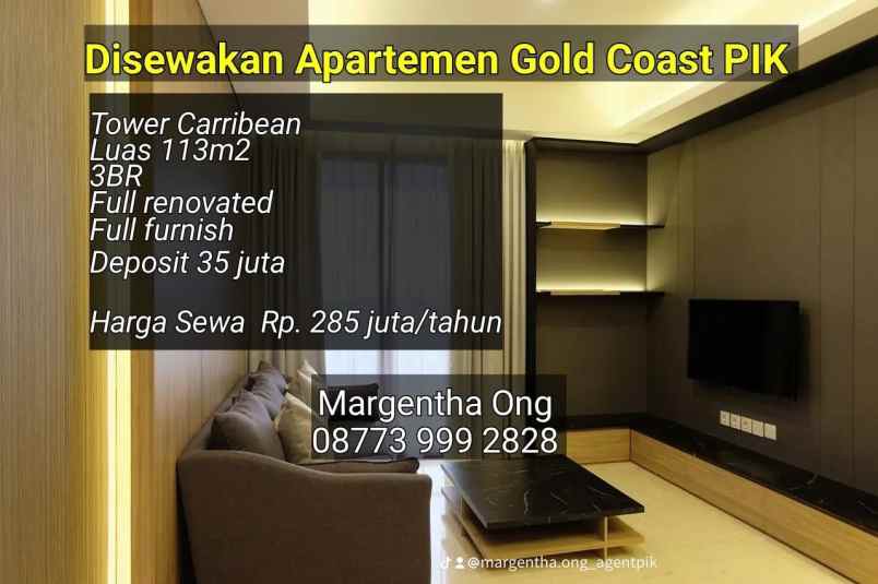 disewakan apartemen pantai indah kapuk