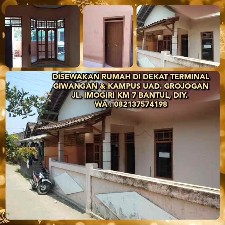 disewakan rumah dekat terminal giwangan