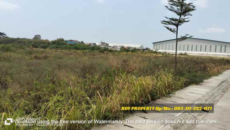 disewakan tanah jl marunda makmur