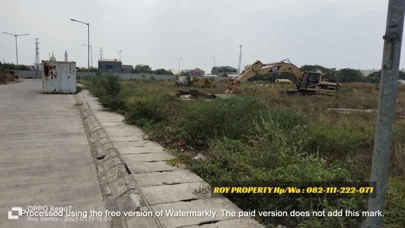 disewakan tanah jl marunda makmur