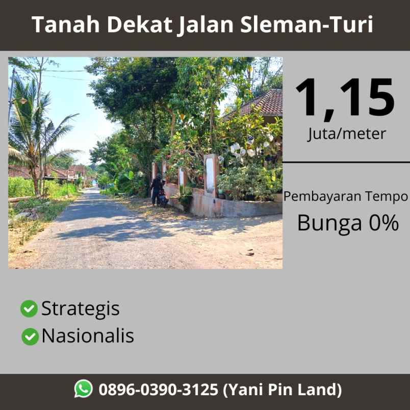 investasi tanah murah di sleman jogja