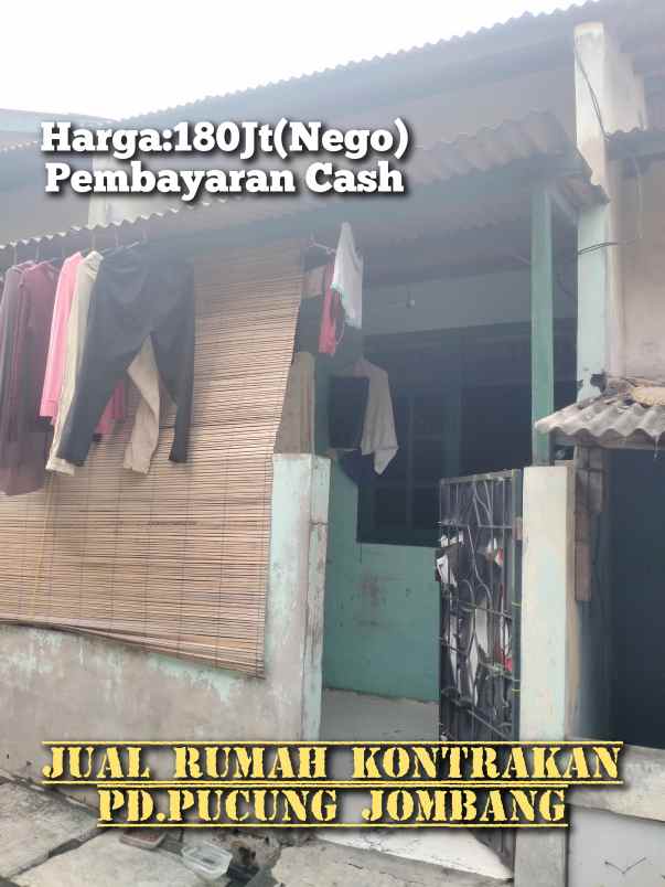 jual cepat rumah kontrakan