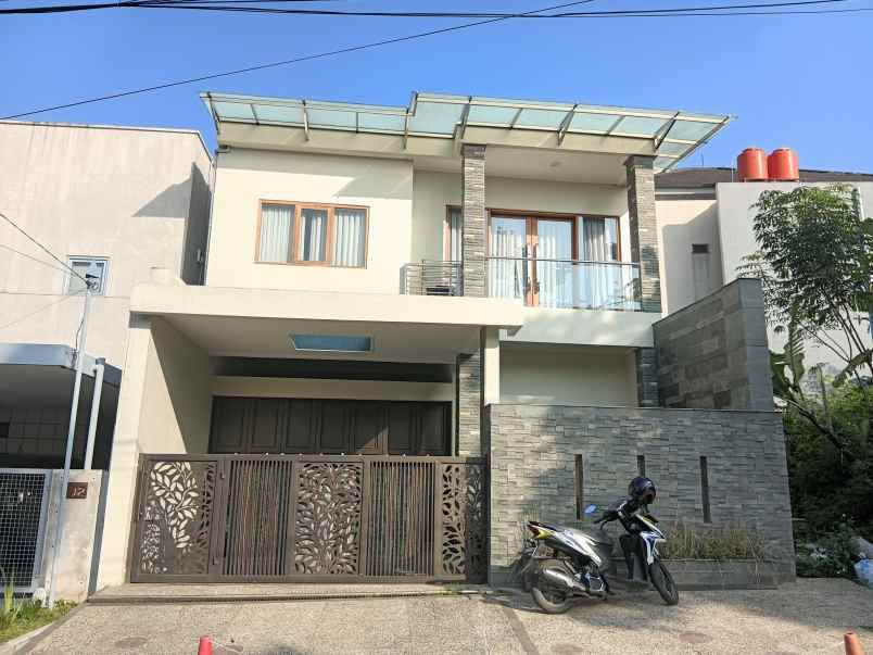 jual cepat rumah mewah full furnished di cipageran