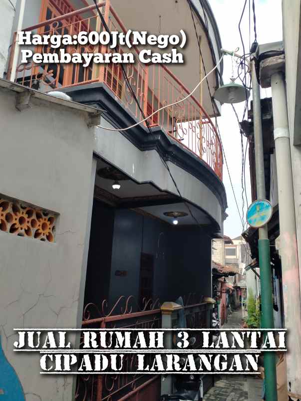 jual rumah second 2 5 lantai