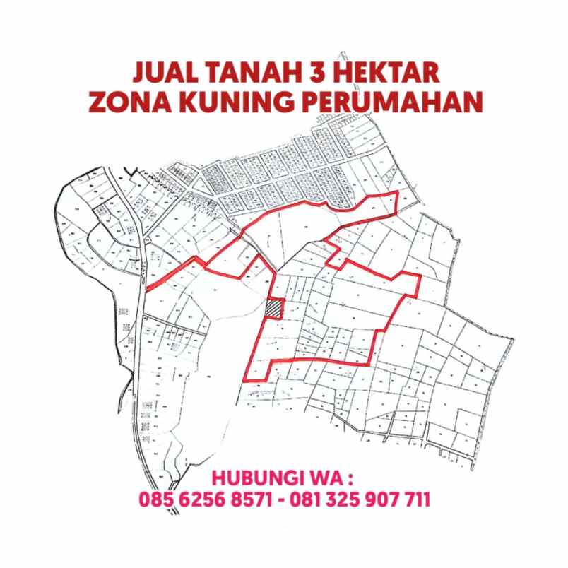 jual tanah zona kuning untuk perumahan subsidi