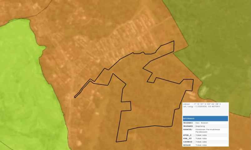 jual tanah zona kuning untuk perumahan subsidi