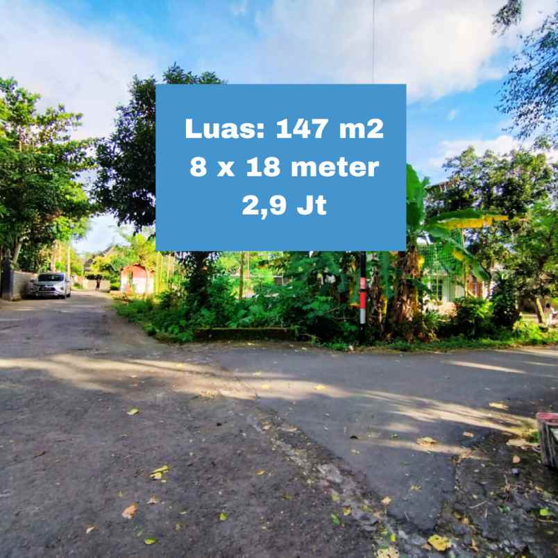 kavling cocok untuk hunian di jl kaliurang km 14