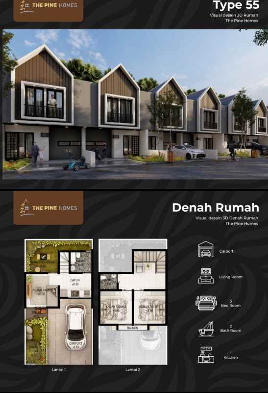 perum the pine homes malang