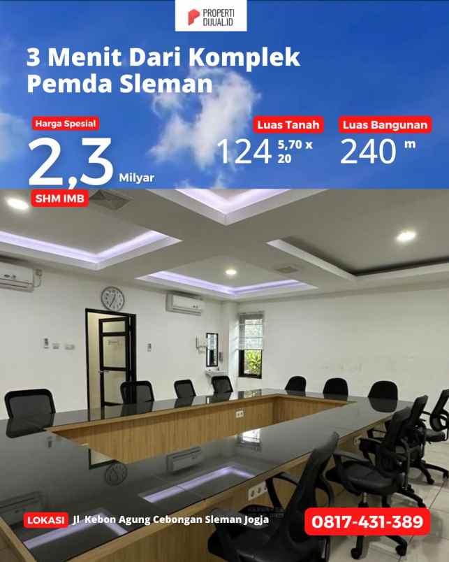 ruko dijual cepat mlati dekat tol kronggahan jogja