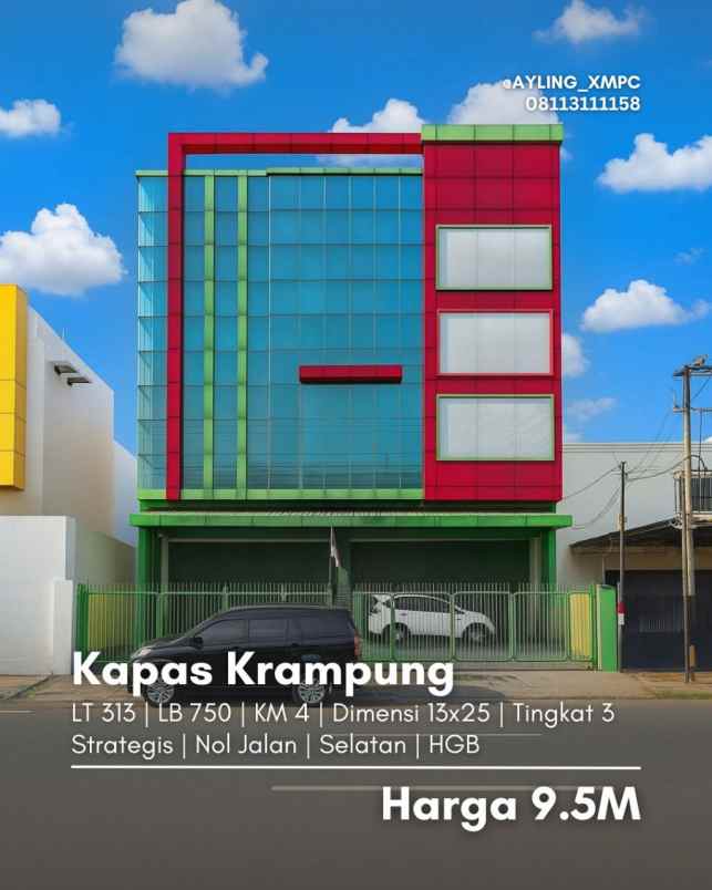 ruko kapas krampung strategis nol jalan
