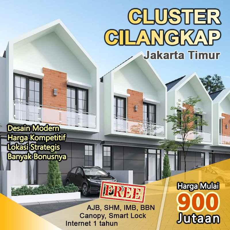 rumah 2 lantai di cilangkap jakarta timur