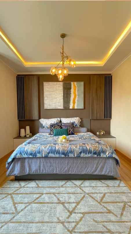 rumah 2 lantai minimalis modern di pengasinan depok