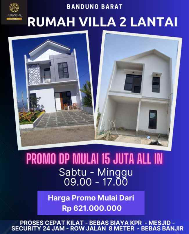 rumah baru 2 lantai kpr dp 25 juta all in