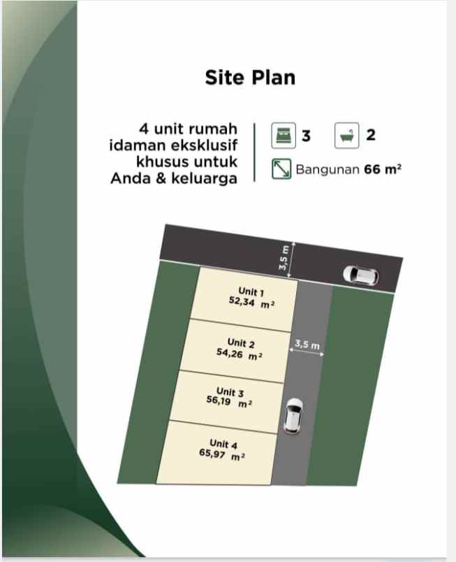 rumah baru dijual 2 lantai di kemang sari bekasi