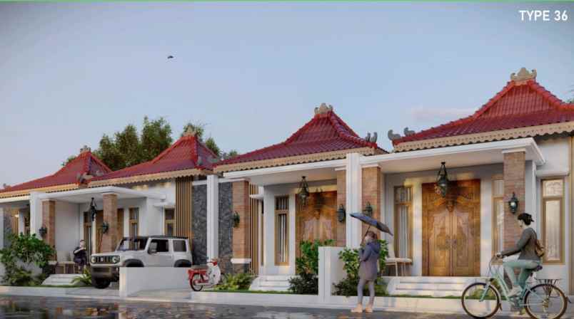 rumah baru konsep joglo modern 2 kamar