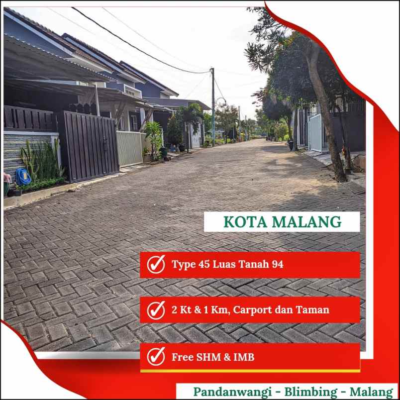 rumah blimbing kota malang