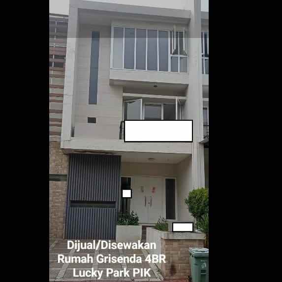 rumah grisenda lucky park pik 4br hadap selatan