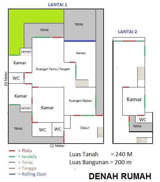 rumah jalan sembilang kota pekanbaru