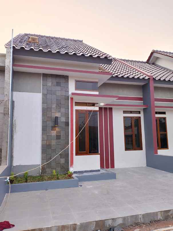 rumah kpr modern konsep cluster one gate sistem