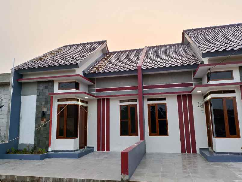 rumah kpr modern konsep cluster one gate sistem