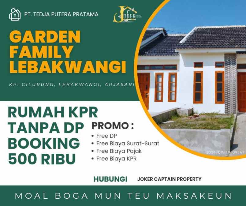 rumah kpr tanpa dp di bandung selatan