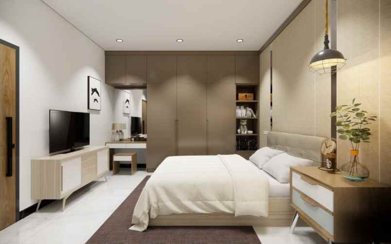 rumah luxury bebas design di kawasan komplek pemda