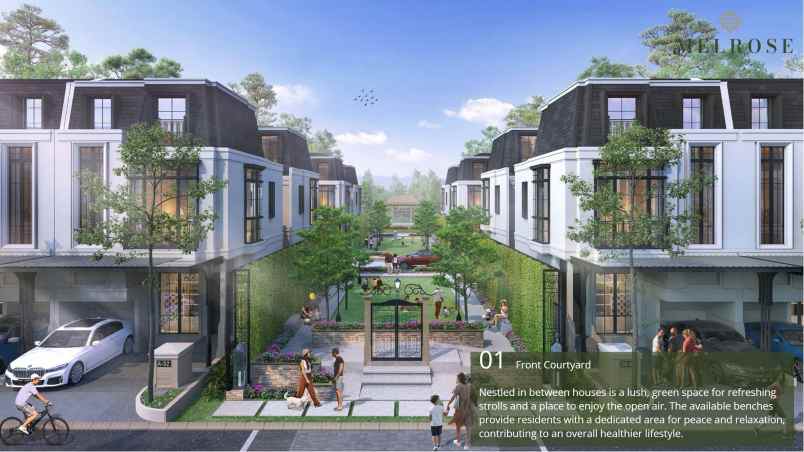 rumah melrose duta garden 2 lantai