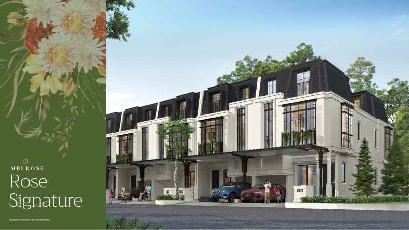 rumah melrose duta garden 2 lantai