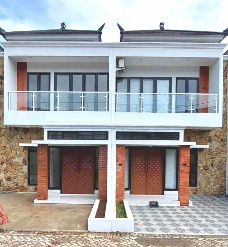 rumah mewah di depok dijual ala bali modern 2 lantai