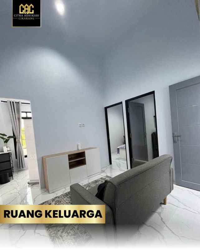 rumah modern 2 lantai nyaman strategis di cikarang