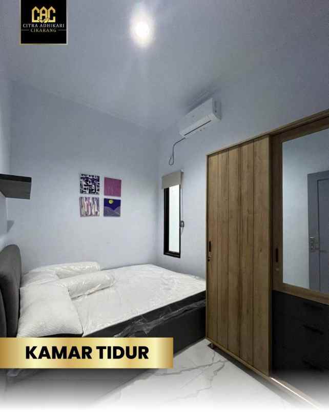 rumah modern 2 lantai nyaman strategis di cikarang