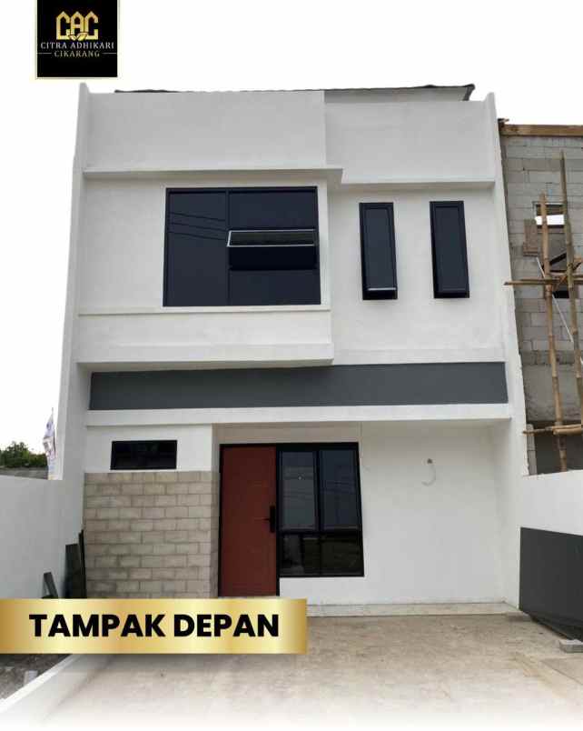 rumah modern 2 lantai nyaman strategis di cikarang